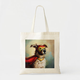 Tote Bag Chien Superhero