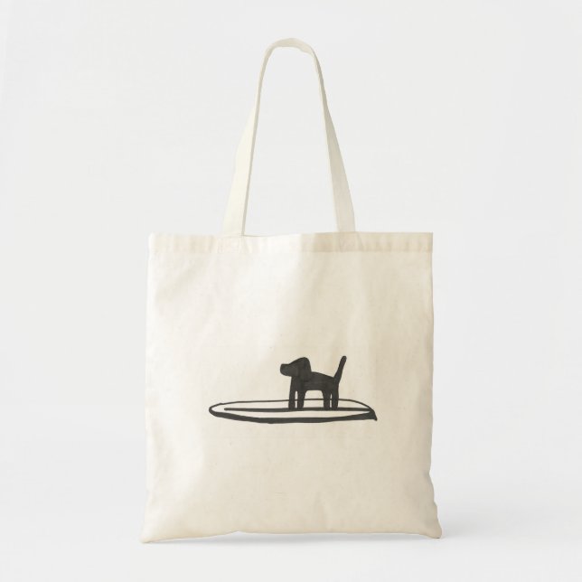 Tote Bag Chien sur un conseil (Devant)