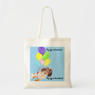 Tote Bag Chien volant en route vers le pays des rêves