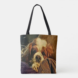 Tote Bag Chienchien cavalier précieux Fourre-tout