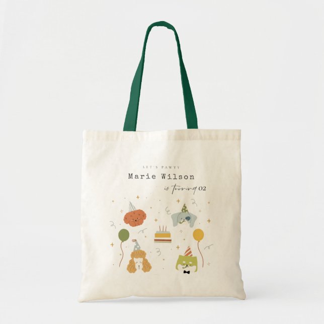 Tote Bag Chiens De Mariage De Fête De Petits Enfants N'Impo (Devant)