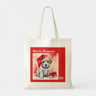Tote Bag Chiens de Noël pour les aventures de tous les jour