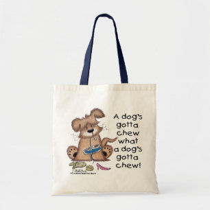 Tote Bag Chiens Gotta Chew
