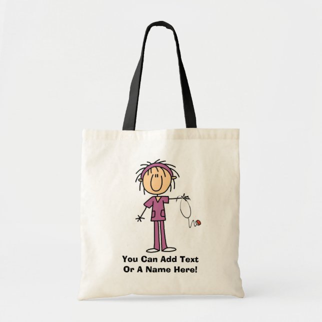 Tote Bag Chiffre femelle blanc T-shirts et cadeau de bâton (Devant)