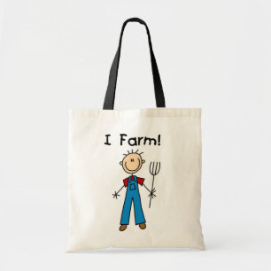 Tote Bag Chiffre T-shirts et cadeaux de bâton d'agriculteur