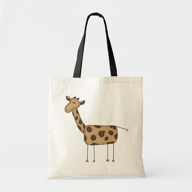 Tote Bag Chiffre T-shirts et cadeaux de bâton de girafe (Devant)