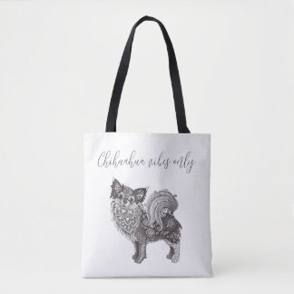 Tote Bag Chihuahua Vibes Tasche