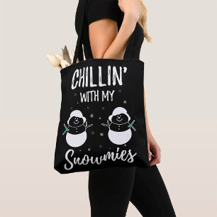 Tote Bag Chillin avec mes neiges