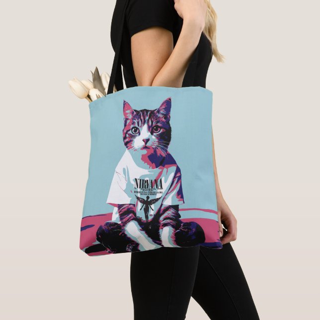 Tote Bag Chillin de chat mignon' (De près)