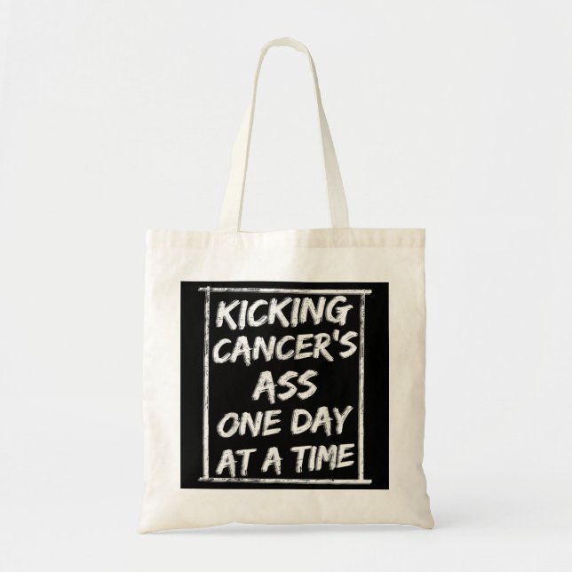 Tote Bag Chimiothérapie du cancer Chimo survivant guerrier (Devant)