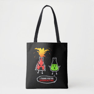 Tote Bag Chimiste Chimie Laboratoire Vous Réagissez De Mani
