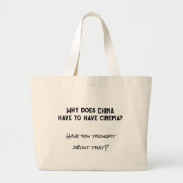 Tote Bag China Shitnema (English Version) Jumbo Stoffbeutel
