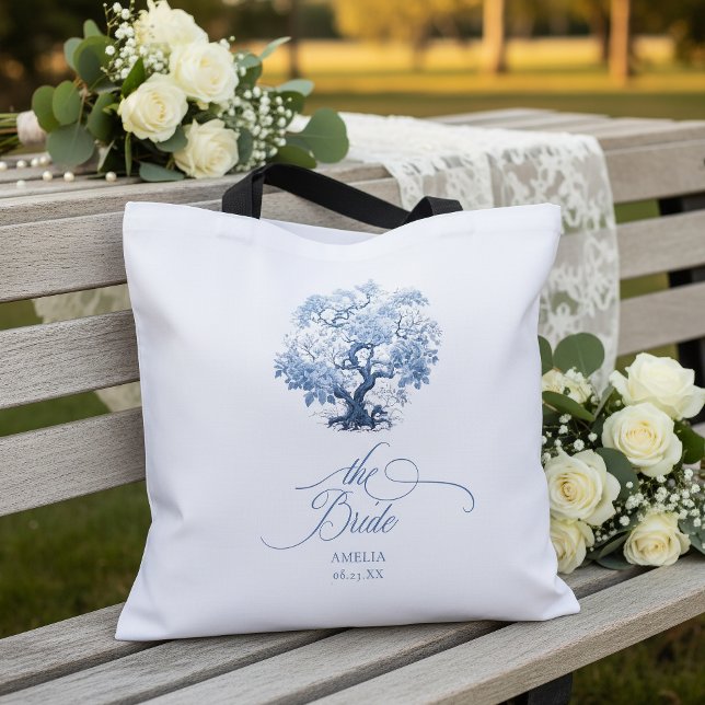 Tote Bag Chinoiserie Mariage Arbre Motif La Mariée ID1094 (Créateur téléchargé)