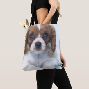 Tote Bag Chiot cavalier d'épagneul du Roi Charles