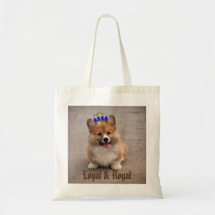 Tote Bag Chiot de Corgi Loyal et Royal