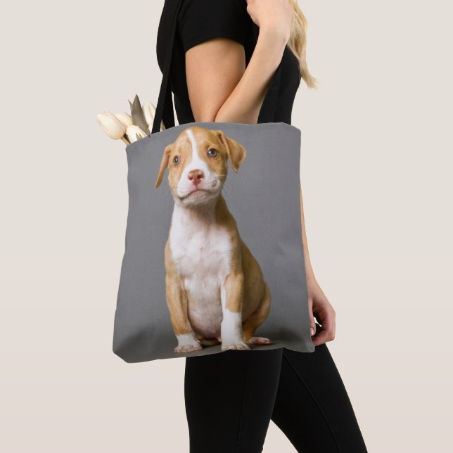 Tote Bag Chiot de pitbull (De près)