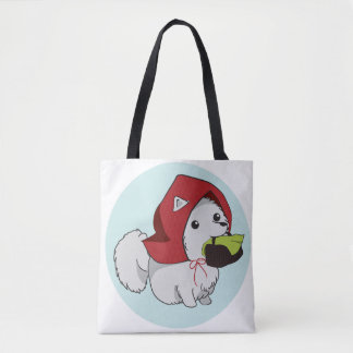 Tote Bag Chiot rouge Fourre-tout (les deux côtés)