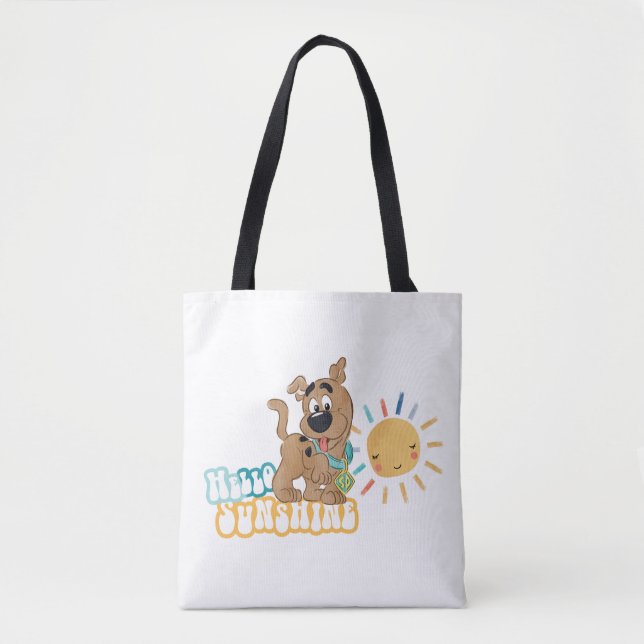 Tote Bag Chiot Scooby-Doo "Bonjour soleil" (Devant)