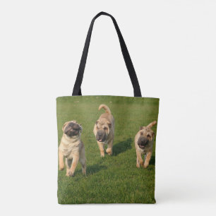 Tote Bag Chiots espiègles de Shar Pei