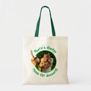 Tote Bag Chipmunk Manger Marshmallow