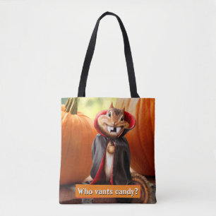 Tote Bag Chipmunk Vampire