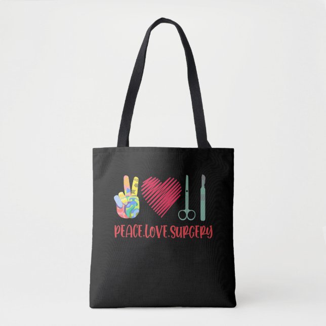 Tote Bag Chirurgie amusante Technologue chirurgical Travail (Devant)