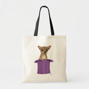 Tote Bag Chiwawa dans le casquette supérieur