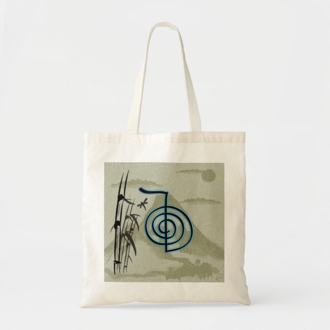 Tote Bag Cho Ku Rei Reiki (Devant)