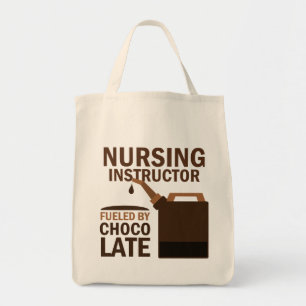 Tote Bag Chocolat (drôle) d'instructeur de soins