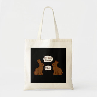 Tote Bag Chocolat Lapin Pâques Panier Amusant Ados Cadeau M
