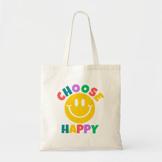 Tote Bag Choisir heureux (Devant)