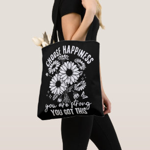 Tote Bag Choisir le bonheur amour personnel