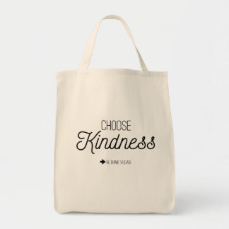 Tote Bag Choisissez l'épicerie Fourre-tout de gentillesse