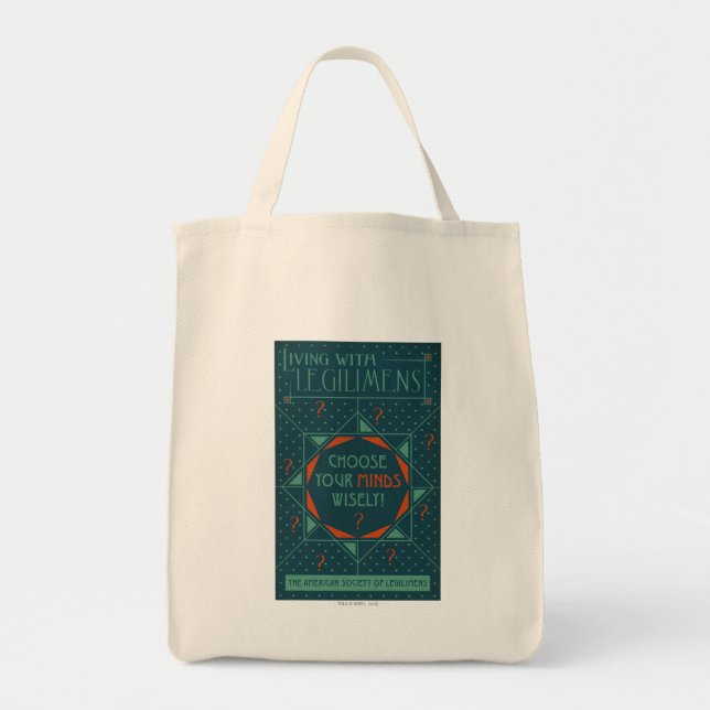 Tote Bag Choisissez votre esprit judicieusement - Poster Le (Devant)