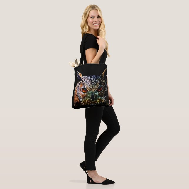 Tote Bag Chouette (Sur le modèle)
