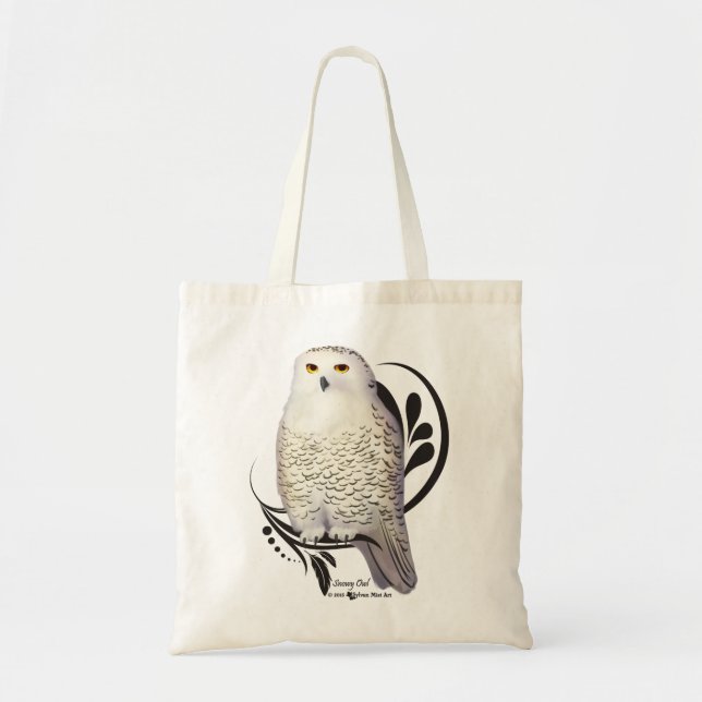 Tote Bag Chouette des neiges (Devant)