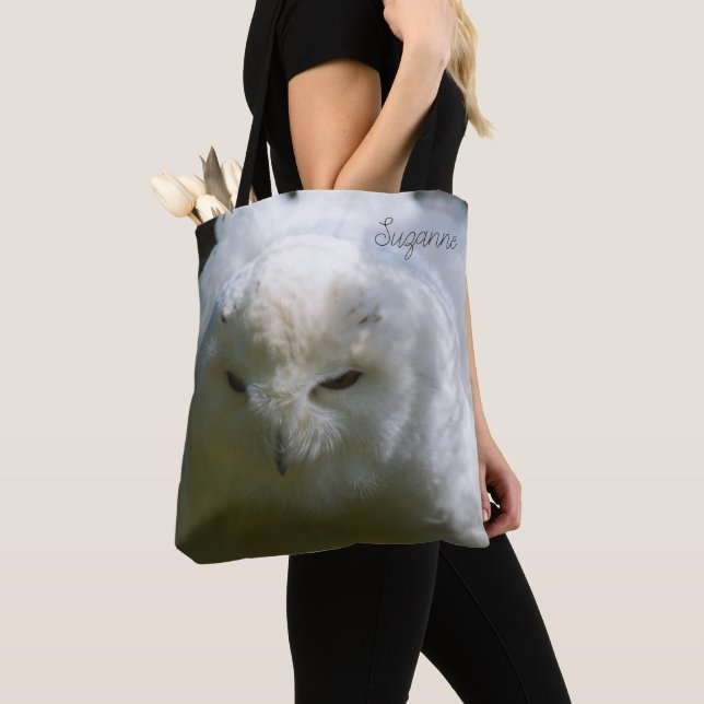 Tote Bag Chouette des neiges (De près)