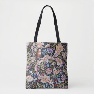 Tote Bag Chouette et fleurs, William Morris