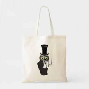 Tote Bag Chouette mignonne avec Monocle