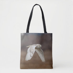Tote Bag Chouette neige en vol