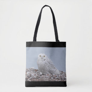 Tote Bag Chouette neige sur les coquilles Fourre-tout