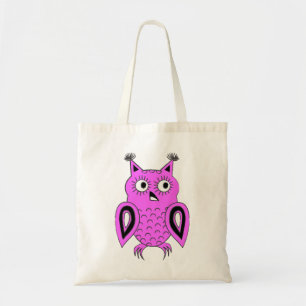Tote Bag Chouette rose