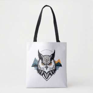 Tote Bag Chouette Vector Art Animal Moderne Ville Urbaine G