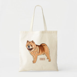 Tote Bag Chow Chow dog cartoon