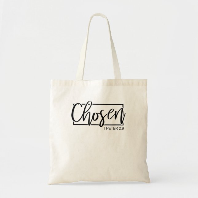 Tote Bag Chrétiens choisis 1 Pierre 2_9 Chrétiens (Devant)