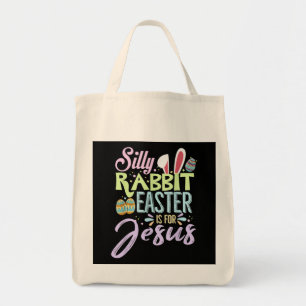 Tote Bag Chrétiens Mignonne Lapin Silencieux Lapin Pâques