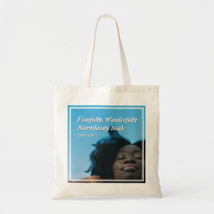Tote Bag Christian Black Woman FAIT PEUR DE MERVEILLER