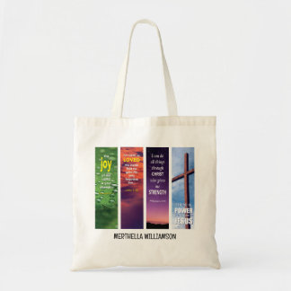 Tote Bag Christian Custom Name BIBLE MEDIATION