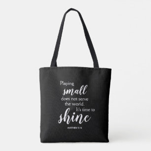 Tote Bag Christian IL EST TEMPS DE FAIRE LA LUMIÈRE