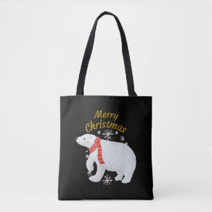 Tote Bag Christmas Bear